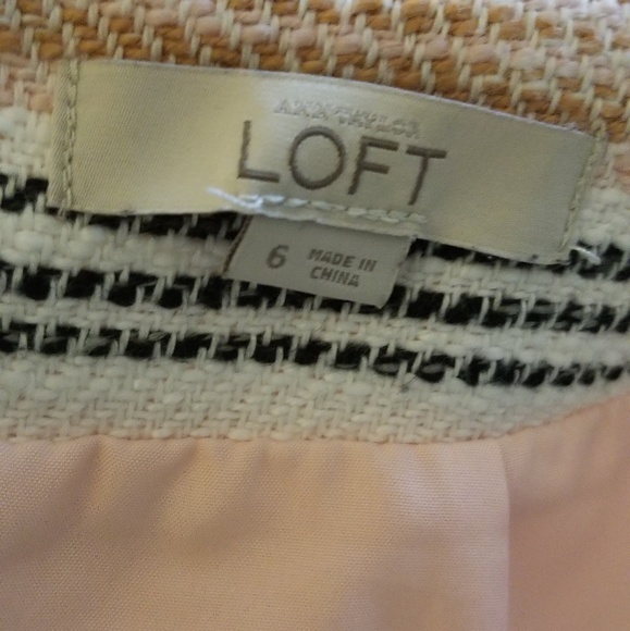 Ann Taylor Loft Tweed Woven Short Skirt - Picture 3 of 5